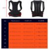 Back Shoulder Belt and Strap Posture Corrector Support Brace